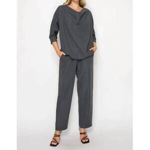 NEW JOH keziah top and karlee pants set in charcoal